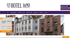 Desktop Screenshot of hotel-1690.de